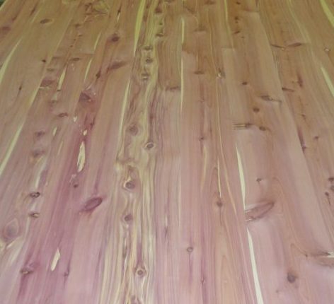 Sauers - Aromatic Cedar Veneer Sheet Plain Sliced 4' x 8' 2-Ply Wood on Wood