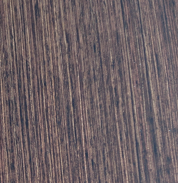 Quarted Wenge  wood veneer 10"x25" 