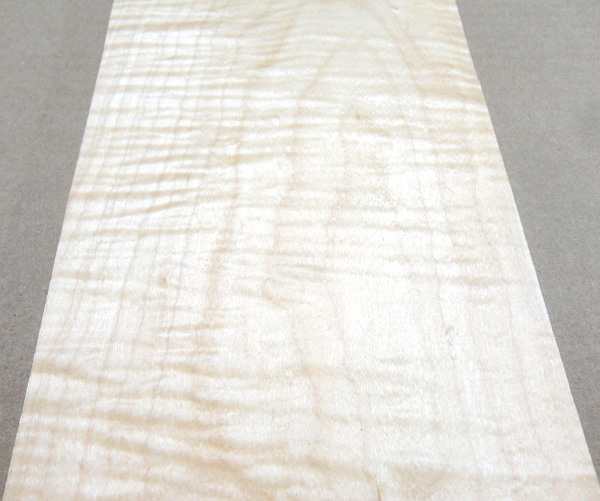 Anigre Tiger Figure Fiddleback wood veneer 14" x 22" raw 1/42" thickness AAA