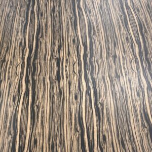 Ebony Macassar # HVL Wood Veneer Sheet