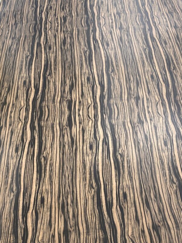 Ebony Macassar # HVL Wood Veneer Sheet